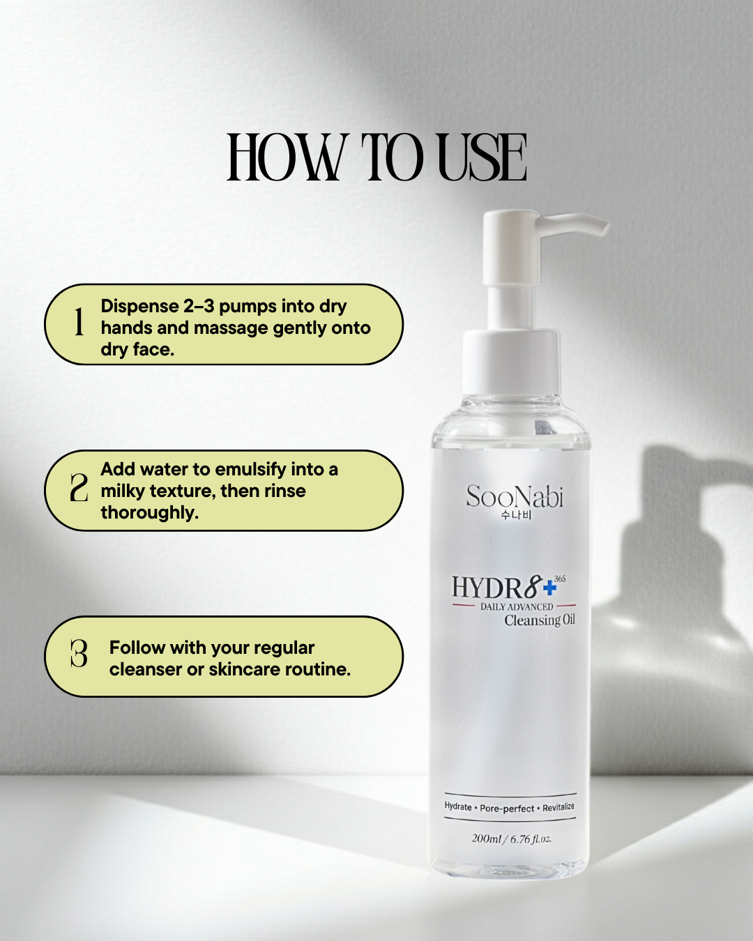 SooNabi HYDR8+ 365 Daily Advanced Cleansing Oil